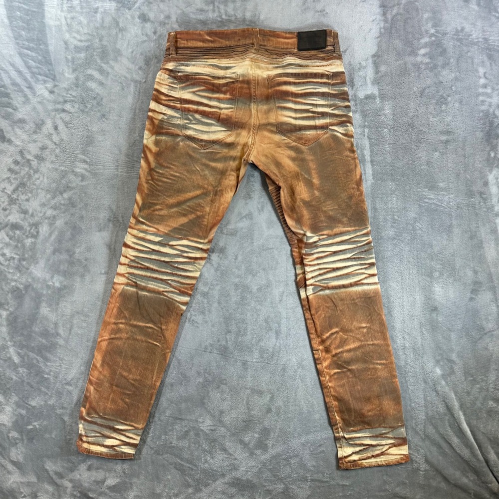 Jordan Craig Aaron Legacy Edition Biker Jeans Mens Size 36x34 Rust Sand Wash - Picture 2 of 8